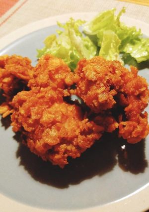 保育園給食★鶏肉の玄米フレーク揚げ-レシピのメイン写真