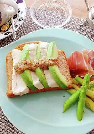 糖質制限 ブランパン オープンサンド-レシピのメイン写真