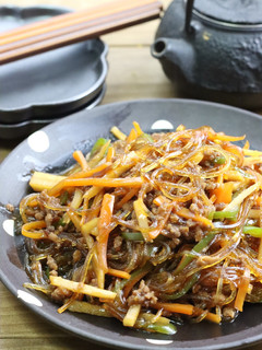 野菜とそぼろチャプチェ-レシピのメイン写真