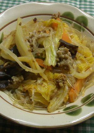野菜たっぷり♡麻婆春雨♪-レシピのメイン写真