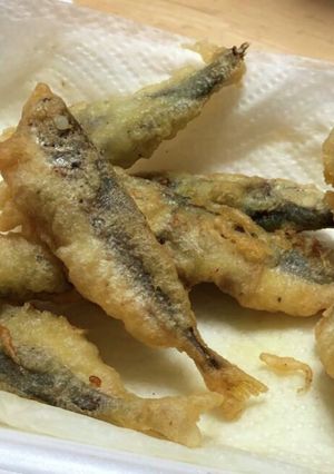 豆あじの天ぷら-レシピのメイン写真