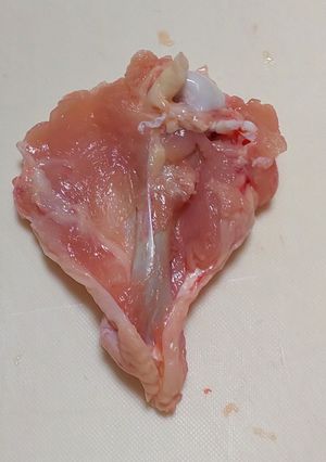 キッチンバサミで簡単!手羽元の捌き方-レシピのメイン写真