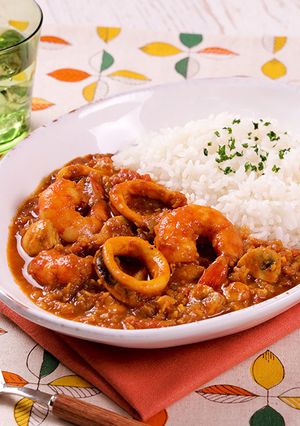 リプトンで！コクうまシーフードカレー-レシピのメイン写真