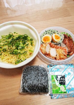 ざるラーメン弁当-レシピのメイン写真