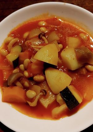 ミネストローネ、きざんで煮込むだけ-レシピのメイン写真