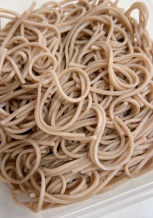 レンジでお蕎麦-レシピのメイン写真
