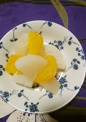 甘夏缶で大根煮-レシピのメイン写真