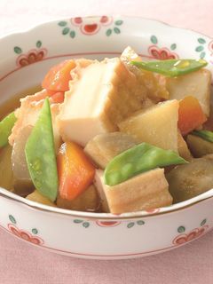 厚揚げと春野菜の煮物-レシピのメイン写真