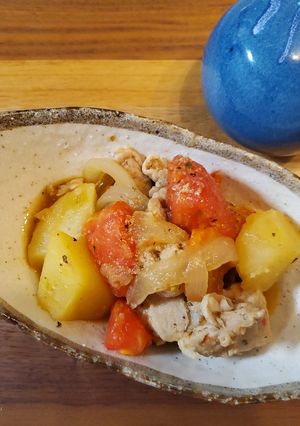 夏にぴったり旨味たっぷり★トマト肉じゃが-レシピのメイン写真
