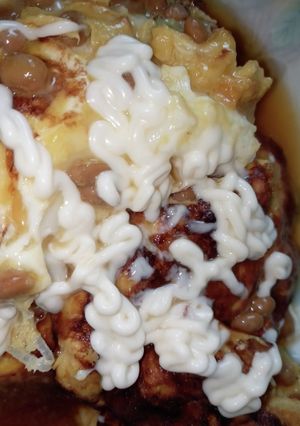 納豆チーズオムレツ-レシピのメイン写真