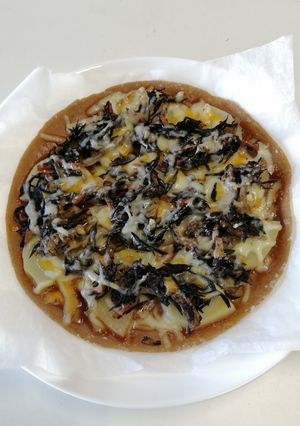 和風お餅ピザ-レシピのメイン写真