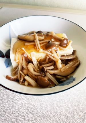 豆腐のキノコあんかけ-レシピのメイン写真