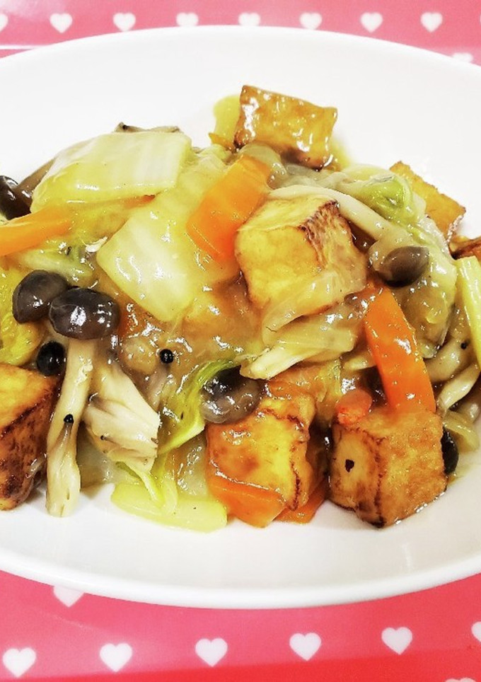とろっと♪厚揚げとたっぷり野菜の中華煮-レシピのメイン写真