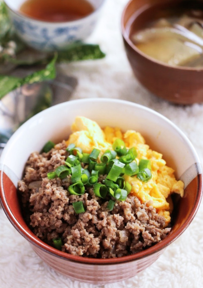 豚そぼろとふんわり卵の3色丼-レシピのメイン写真