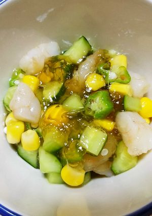 夏野菜の和風ジュレサラダ-レシピのメイン写真