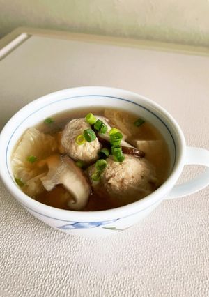 鶏団子のスープ-レシピのメイン写真