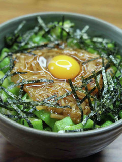 オクラとなめたけの丼-レシピのメイン写真