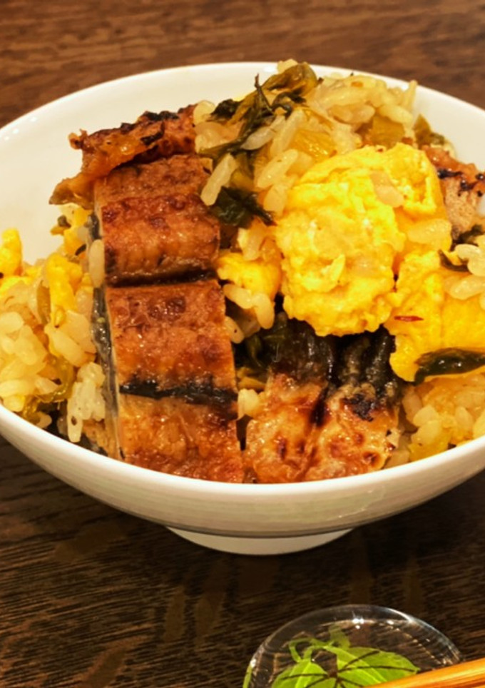 うなぎと高菜と卵の混ぜご飯〜何食べ#23-レシピのメイン写真
