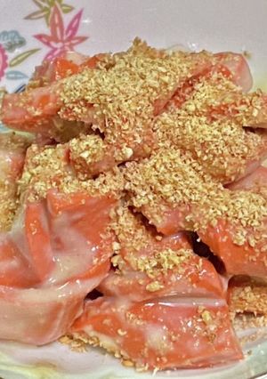 赤こんにゃくの酢味噌和え・ゴマ風味-レシピのメイン写真