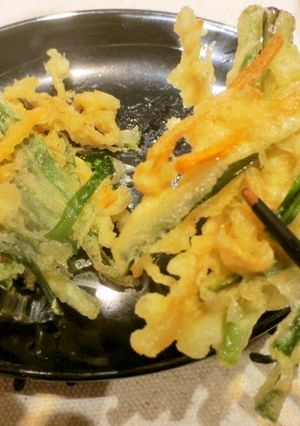 ☆ニラとえのきの天ぷら-レシピのメイン写真