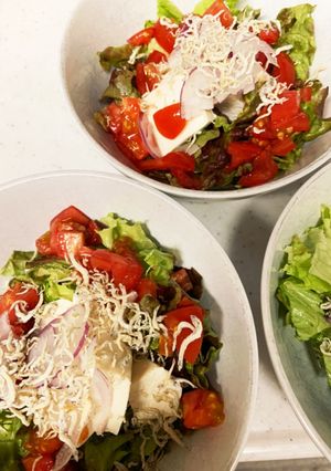 豆腐とじゃこのサラダ-レシピのメイン写真