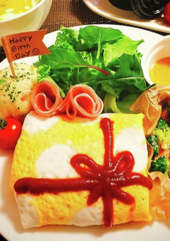 水玉オムライス(全卵使用)-レシピのメイン写真