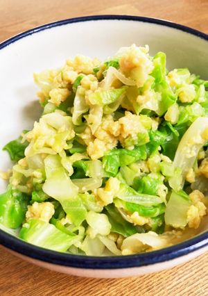 ウチの〜キャベツの菜種あえ-レシピのメイン写真