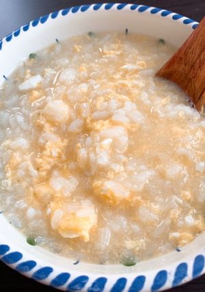 シンプルたまご粥-レシピのメイン写真
