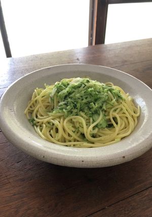 きゅうりの温かいパスタ-レシピのメイン写真