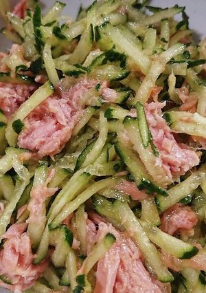 めちゃくちゃ簡単！キュウリとシーチキン-レシピのメイン写真