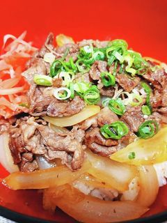 超簡単!フライパンで作る牛丼!!-レシピのメイン写真