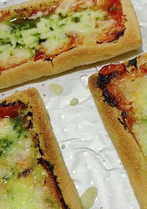 ☆カリカリ絶品ピザ風油揚げ☆-レシピのメイン写真