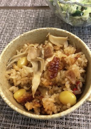 にんにく醤油の炊き込みご飯-レシピのメイン写真