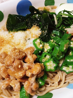 ☆夏バテ防止!ねばとろぶっかけそば☆-レシピのメイン写真