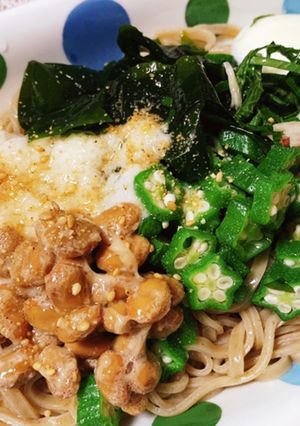 ☆夏バテ防止！ねばとろぶっかけそば☆-レシピのメイン写真