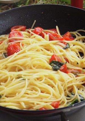 フレッシュトマトとバジルのパスタ-レシピのメイン写真