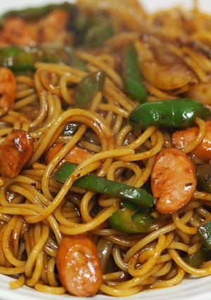 簡単ピリ辛！ドライジャワカレースパゲティ-レシピのメイン写真