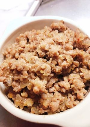 ひき肉と玉ねぎの肉味噌-レシピのメイン写真