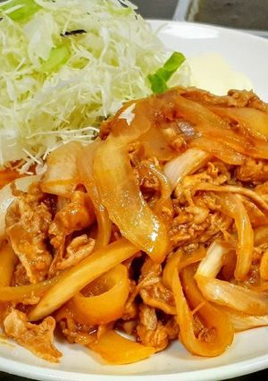 夕飯に！簡単豚バラ肉のケチャップ炒め-レシピのメイン写真