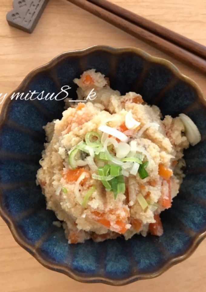 簡単副菜！しっとりおいしいおからの炒り煮-レシピのメイン写真
