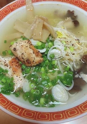 コストコチキンスープの塩ラーメン-レシピのメイン写真