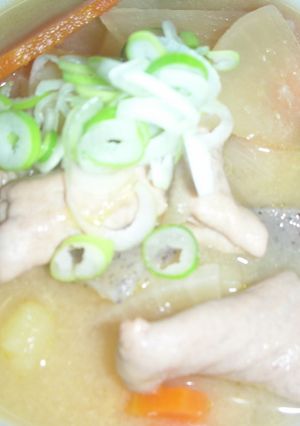 圧力鍋で我が家のモツ煮込み-レシピのメイン写真