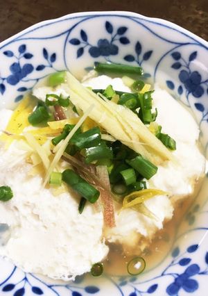 レンジで簡単豆乳豆腐　懐石料理風-レシピのメイン写真