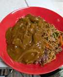 革命的！めちゃうまカレー焼きそば