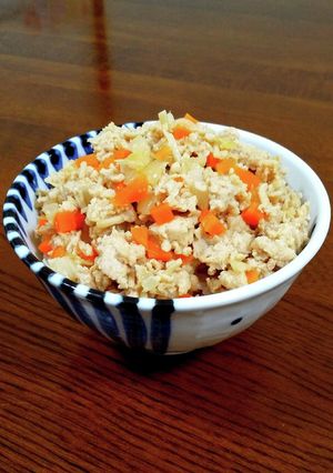 レンジで！鶏味噌そぼろ丼-レシピのメイン写真
