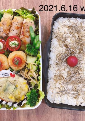 男子高校生お弁当★038-レシピのメイン写真