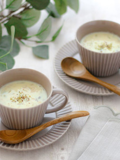 きのこの豆乳スープ~こんぶ茶仕立て~-レシピのメイン写真