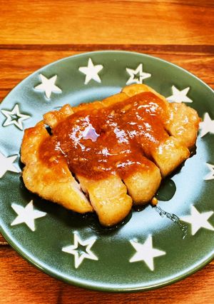 豚ロースの味噌ダレ焼き(*￣ω￣)♡-レシピのメイン写真