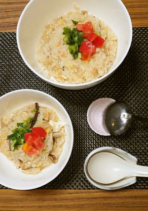 ヨウサマの減塩中華粥(私流オリジナル)-レシピのメイン写真