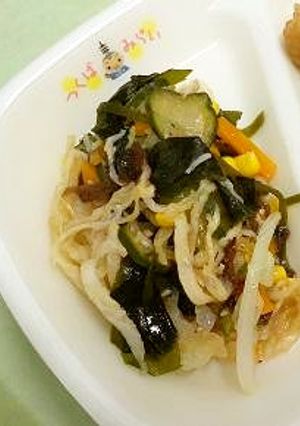 【給食】海藻と切り干し大根のサラダ-レシピのメイン写真